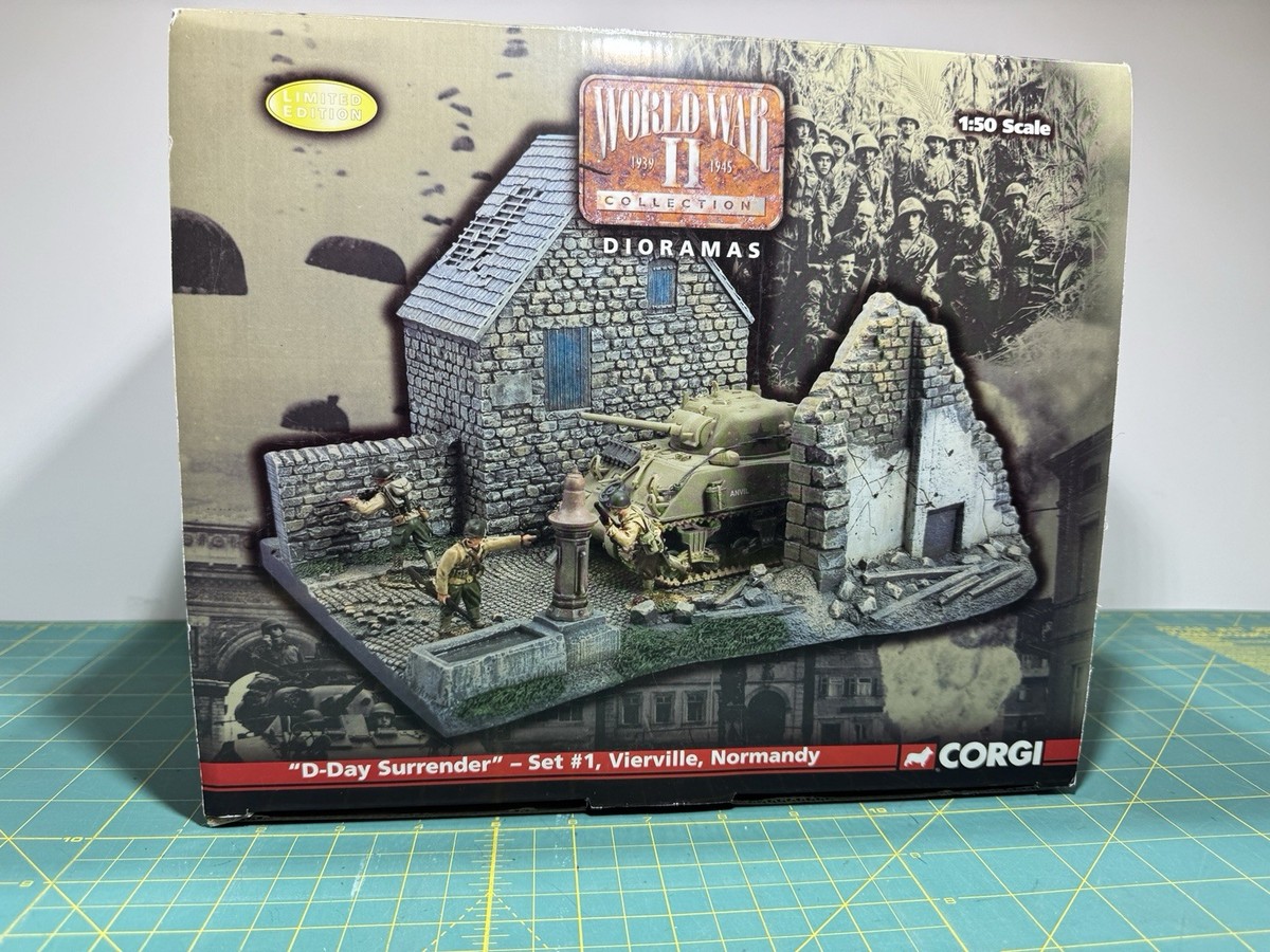 Corgi WWII D-Day Surrender Set #1 Vierville Normandy Diorama 1:50