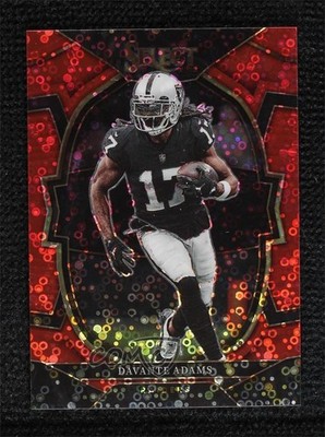 2022 Panini Select Concourse Red Disco Prizm 21/49 Davante Adams #17 0us4