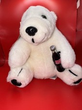 VTG 1993 Coca Cola Polar Bear 7 Plush Holding A Coke NWT Great Condition