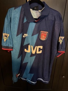 Original Nike Arsenal 1995/1996 Auswärtstrikot Herren Large