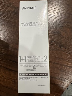 Anyhas Amino Acid Gentle Cleansing Foam 4.06oz BRAND NEW SEALED IN BOX