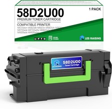Lexmark Compatible 58D2U00 Ultra High Capacity Black Toner Cartridge - 55k Pages