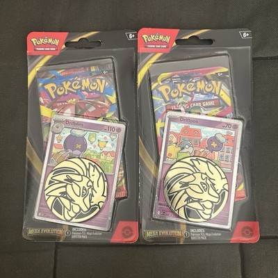 2x Drifloon/Drifblim Promo Checklane Blister Mega Evolution ME01 Pokemon Set