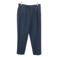 YVES SAINT LAURENT 80s 90s Made in Italy Old Slacks pants 48 Navy Men's