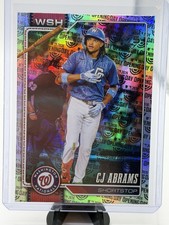 2026 Topps Series 1 Celebration CJ Abrams #152 Opening Day Logos - Nationals