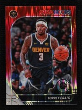 2019-20 Panini NBA Hoops Premium Stock Red Flash Prizm Torrey Craig #50 uk2