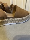 Soda women’s tan Canvas Espadrille Platform Sandals 7.5 with Leather Ankle Strap — photo 8