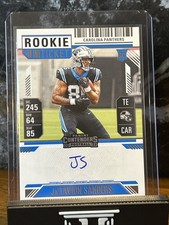 2024 Contenders Jatavion Sanders Rookie Ticket Variation *On Card* Auto Panthers