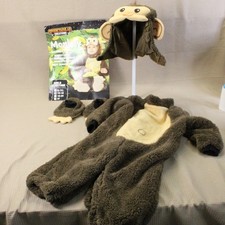 Spooktacular Creations Monkey Costume 12-18 Months Brown Plush Kidcore Aesthetic
