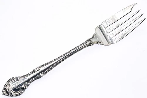 1939 Gorham English Gadroon Sterling  Flatware Salad Fork 6 1/4" 1939 No Mono