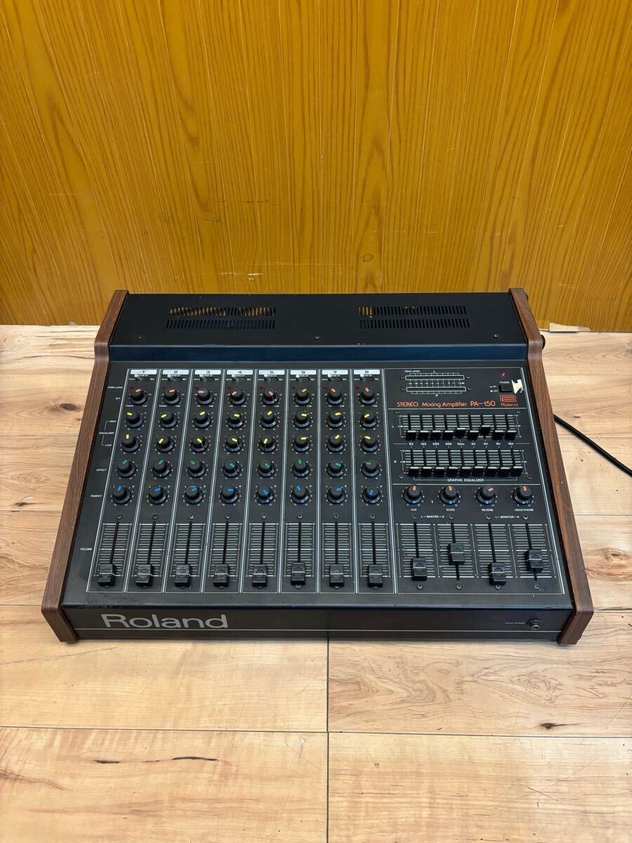 Roland PA-150 Stereo Powered Mixer Amplifier 8-Channel