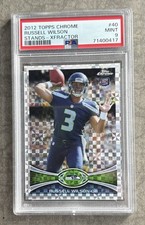 2012 Topps Chrome #40 Russell Wilson Rookie XFRACTOR BGS 9 ROOKIE CARD. rookie card picture