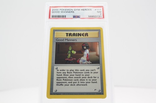 Good Manners (Unlimited) graded PSA 7 for sale on eBay