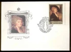 PNTG0391 Painting, Russia FDC, Sc5234 Portrait of Mrs. Greer, George Romney