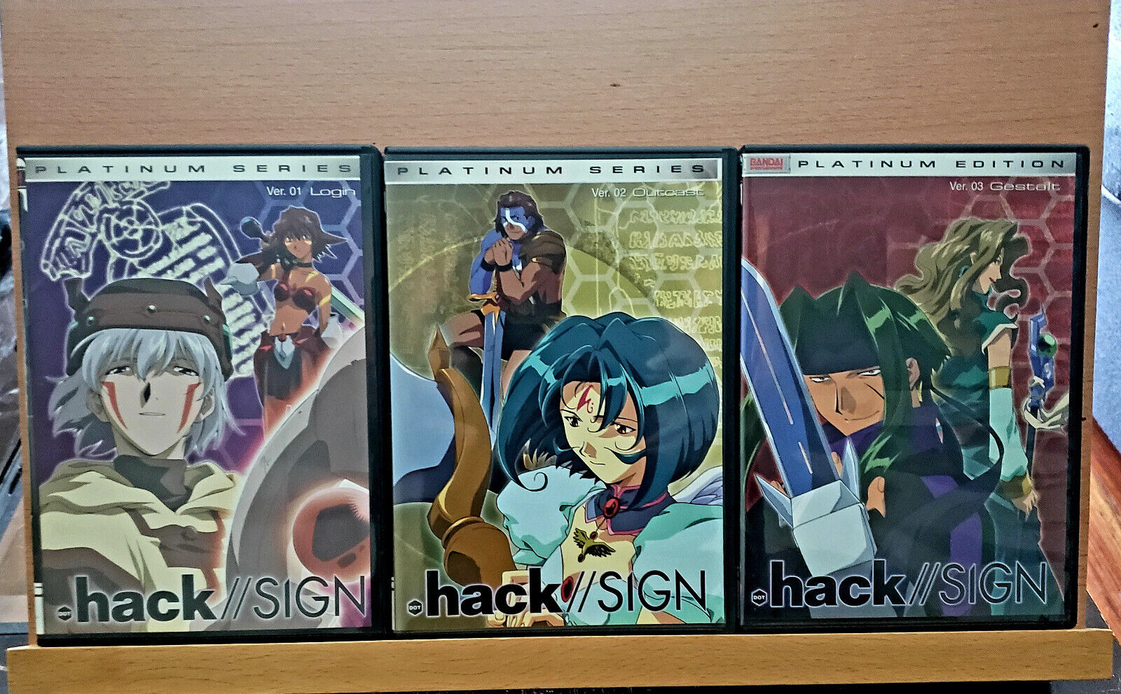 Hack Sign / NEW anime on DVD . Dot hack from Funimation