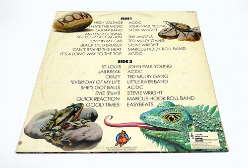 Rocka AC/DC Various Artists Vinyl LP Record OZ 1976 Blue Roo 1st Press w/ Insert - Foto 4 di 8