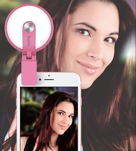 Flash LED con clip para iPhone y teléfonos Android y Selfie Sticks 3 modos de luz - Imagen 20 de 23