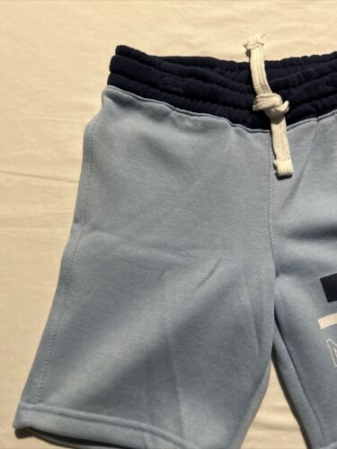 Nautica Toddler Boys Solid Fleece Logo Shorts - Blue Bell - Size: Med (5) -NWT - Picture 2 of 14