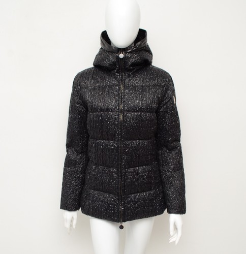 Autentico piumino donna Moncler vintage con cappuccio nero taglia ~S-M - Foto 2 di 16