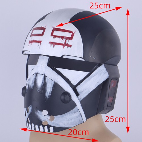 Cosplay Star Wars Helmet The Bad Batch Wrecker Adult Hard PVC Helmet Fancy Props - Picture 5 of 12