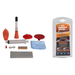 Kit Riparazione Parabrezza Auto Con Luce UV - Ripara Scheggiature E Crepe - Foto 4