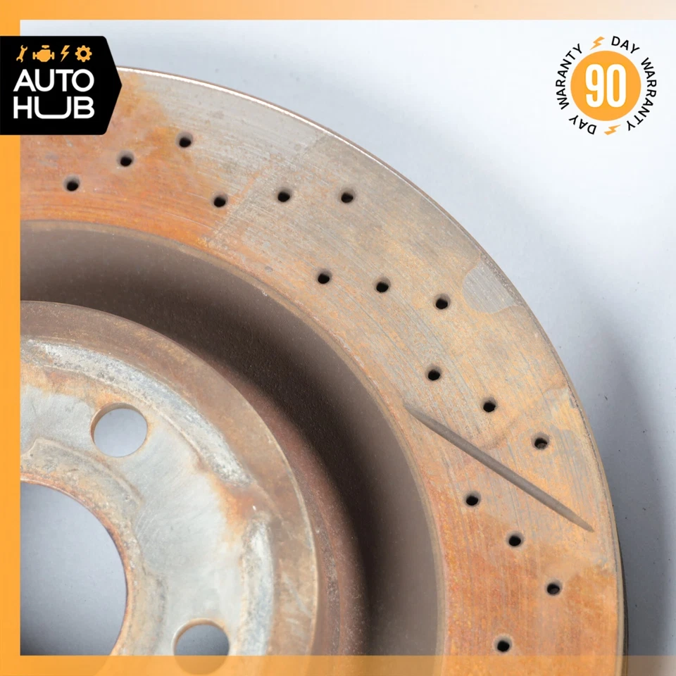 05-11 Juego de discos de rotor de freno trasero izquierdo y derecho Mercedes R171 SLK55 CLK55 AMG fabricante de equipos originales Foto 3 de 4