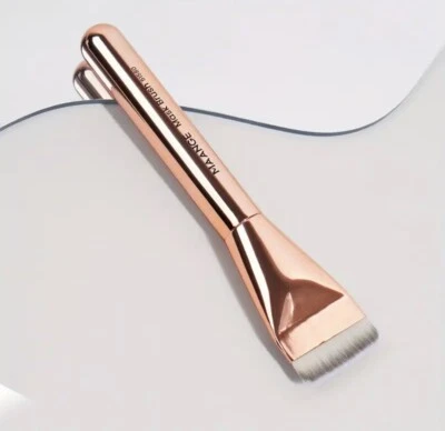 1Pc MAANGE Gold ultra thin premium flathead foundation Mask brush 5.9 Inch