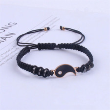 2023 New Best Friend Bracelets for 2 Matching Yin Yang Adjustable