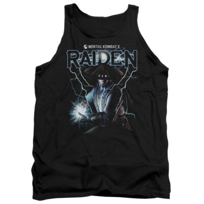 MORTAL KOMBAT RAIDEN Licensed Men's Tank Top Sleeveless Tee SM-2XL