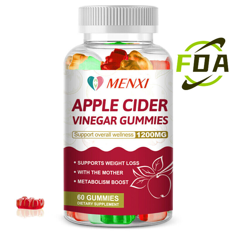 Apple Cider Vinegar ACV Gummies Suppress Appetite Increase Energy