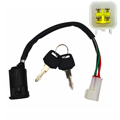 Key Ignition Switch 4-Wire for Apollo Dirt Bike & ATV Blazer125, Commander 125