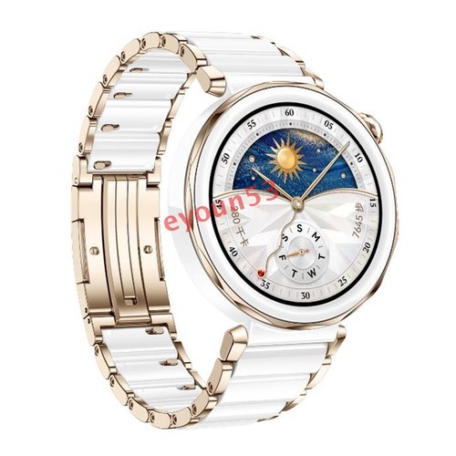 Huawei Watch GT 5 Pro 42mm 1.32'' Bluetooth Watch ECG Health Monitor Ceramic Whi - 第 1/5 張圖片