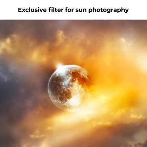 K&F Concept 67mm NANO-X ND100000 Solar Filter 16.6-Stop for DSLR Camera - Picture 6 of 14