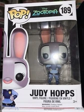 #189 JUDY HOPPS No Badge Error Funko POP! Disney Zootopia