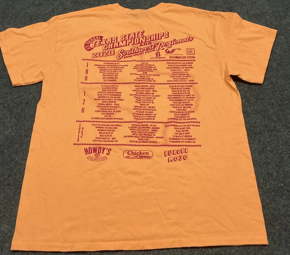 8th Annual 2020 Texas State Championships And Southwest Regionals Men’s M Tee - Image 4 of 4