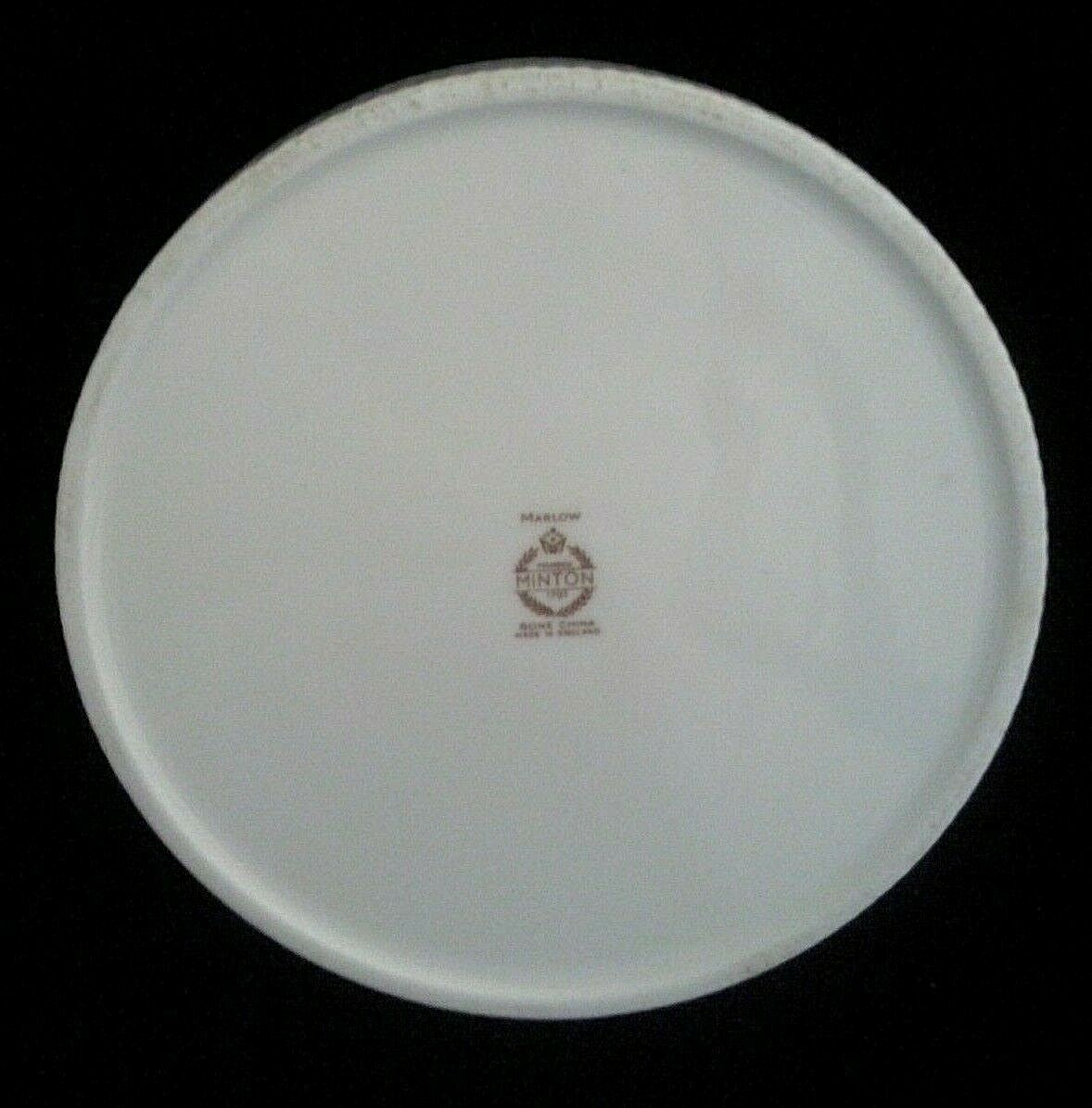 Marlow Minton England 1793 Bone China Wine Bottle Coaster 51/4" eBay