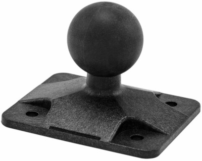 APAMPS25MM 1'' 25mm Rubber Ball AMPS 4 Hole Adapter Plate Mounts to Arkon Bracket