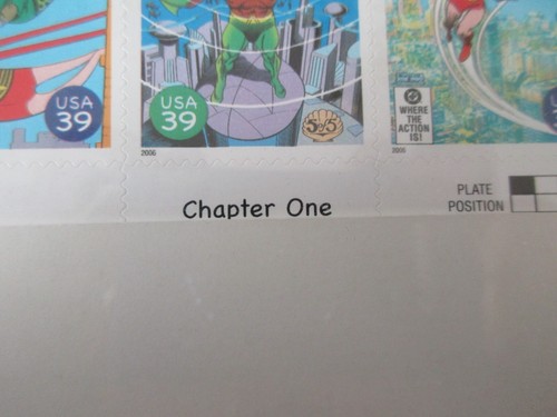 USA, DC COMICS,SUPER HEROES COMIC, CHAPER ONE SHEET, 39 CENT FRAMED - Picture 2 of 4