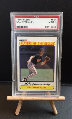 1990 Fleer Cal Ripken Jr. PLAYERS OF THE DECADE 10TH ANNIVERSARY
