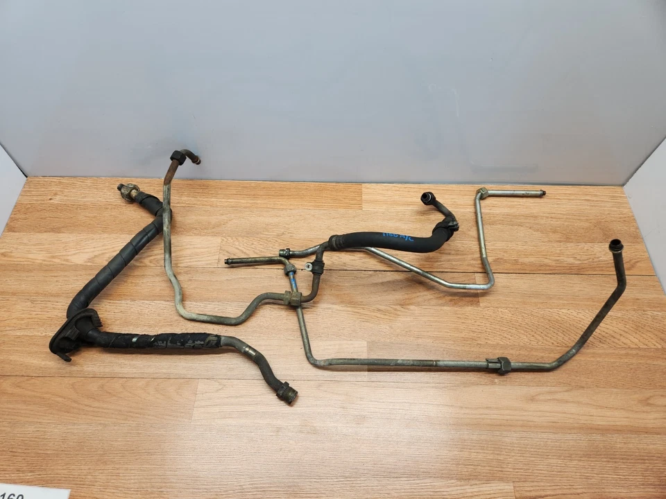 ✅ Juego de tuberías de manguera de aire acondicionado motor M20 BMW E28 528e 1985-1988 OEM BMW E28e Foto 2 de 4