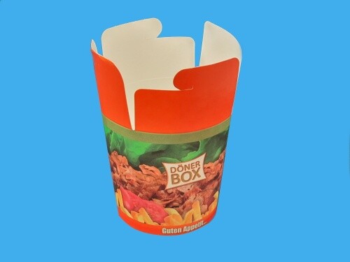 500 Dönerboxen Pomdöner Döner to go Foodbox 16oz/500ml & 26oz/750ml zur Auswahl