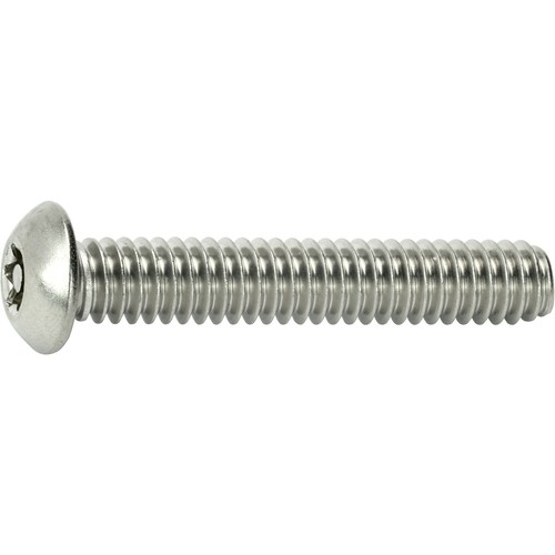 10-24 x 3/8" Torx Security Machine Screws Button Head Stainless Steel Qty 25 - Picture 3 of 7