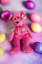 TY Beanie Baby – Decade – Pink – Teddy Bear – 2003 – Beanie Baby of the Month
