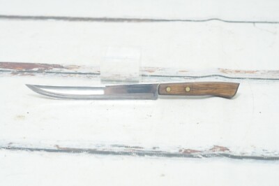 Vintage 8.5  Blade FLINT Stainless Vanadium Knife Ekco Arrowhead Logo USA Chef