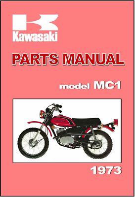 KAWASAKI Parts Manual MC1 1973 & 1974 Replacement Spares
