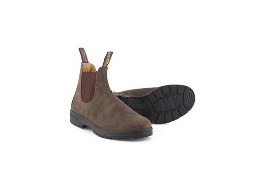 Blundstone 585 Rustic Brown Nubuck Leather Australian Chelsea Boots Sizes 7 - 11