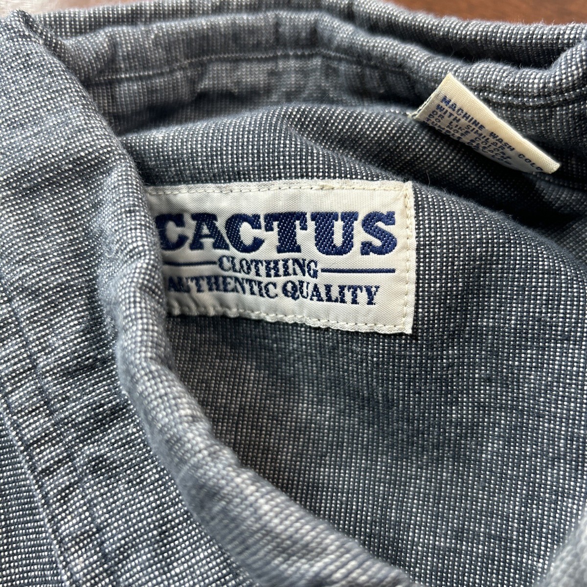 Chemises boutonnées à manches longues pour homme, motif cactus