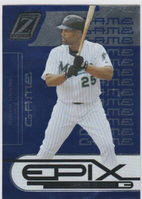 CARLOS DELGADO 2005 DONRUSS ZENITH EPIX #15 BLUE PARALLEL FOIL SERIAL #'D /350
