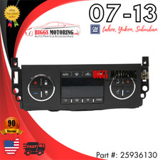 2007-2013 Gmc Tahoe Yukon Suburban Ac Heater Climate Control Unit 25936130