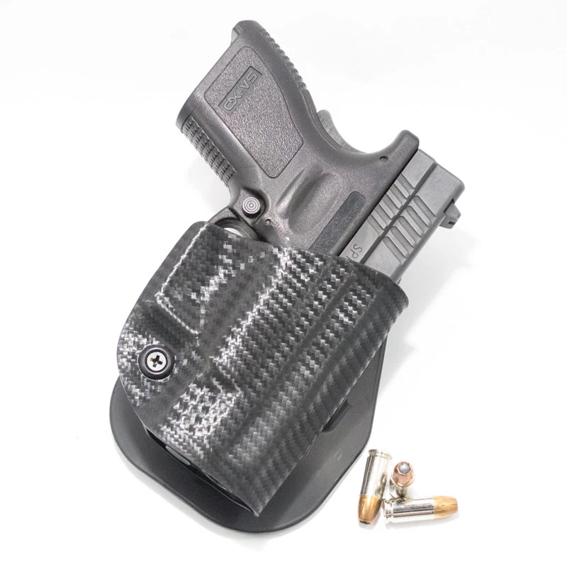 Bersa - OWB Paddle Holster - Matte Black & Black Carbon Fiber - Image 2 of 4